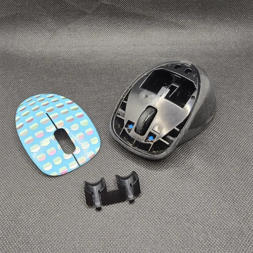 HP Wireless Mouse X4000 Morfftul Black w/ Cupcake Pattern ~ With Dongle